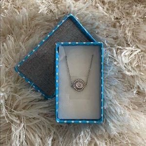 New Silver Circle Necklace